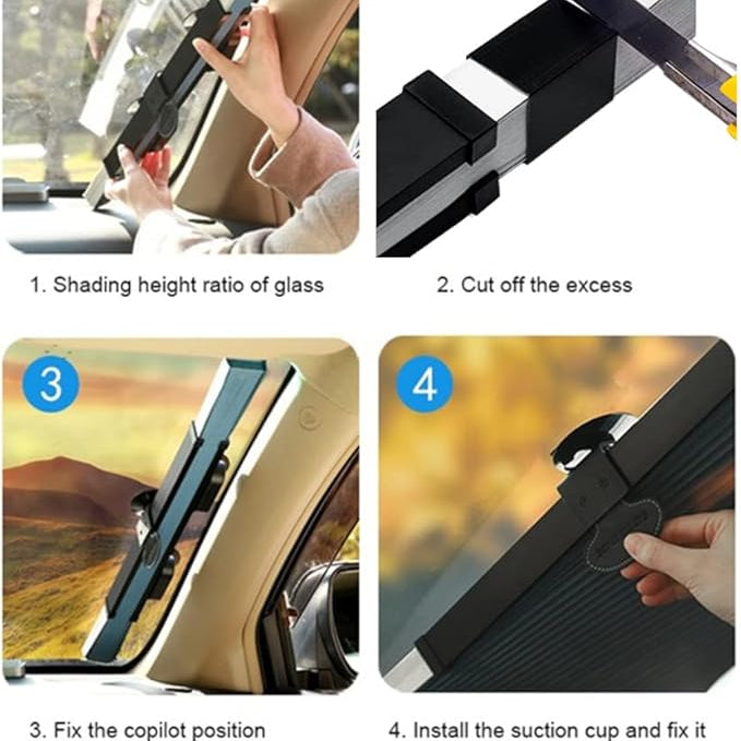 Retractable Sun Car Shade